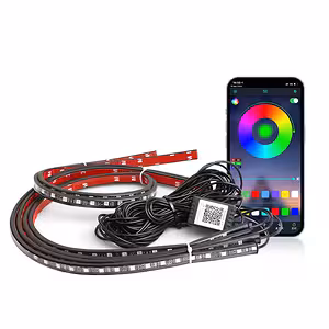 RGB LED buitenverlichting kit auto – lichtstrips onder de auto