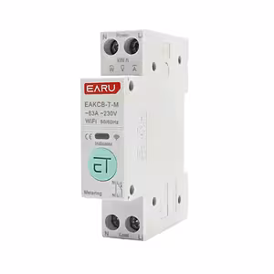 WiFi enkelfase elektriciteitsmeter met overspanningsbeveiliging en verbruiksmeter