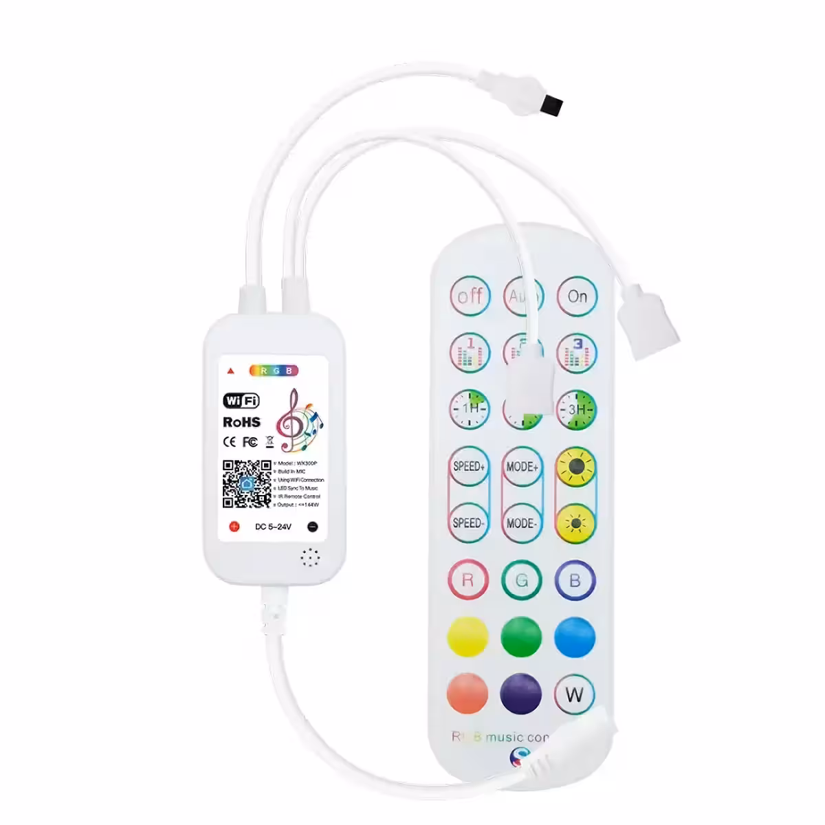 Volledige app- en afstandsbedieningsbediening voor gepersonaliseerde verlichting