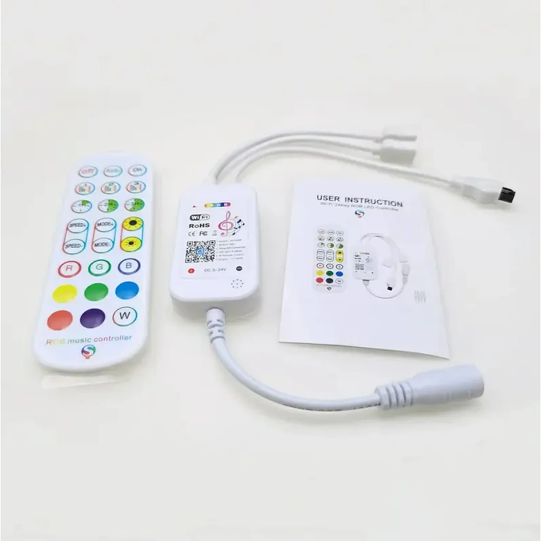 RGB LED-controller compatibel met Tuya Volledige bediening van LED-strip via Tuya Smart of Smart Life app
