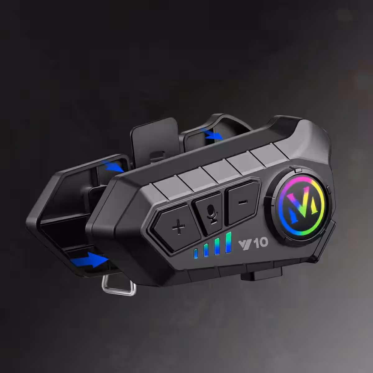 Motorhelm met Bluetooth 5.3 en 40mm graphene speaker