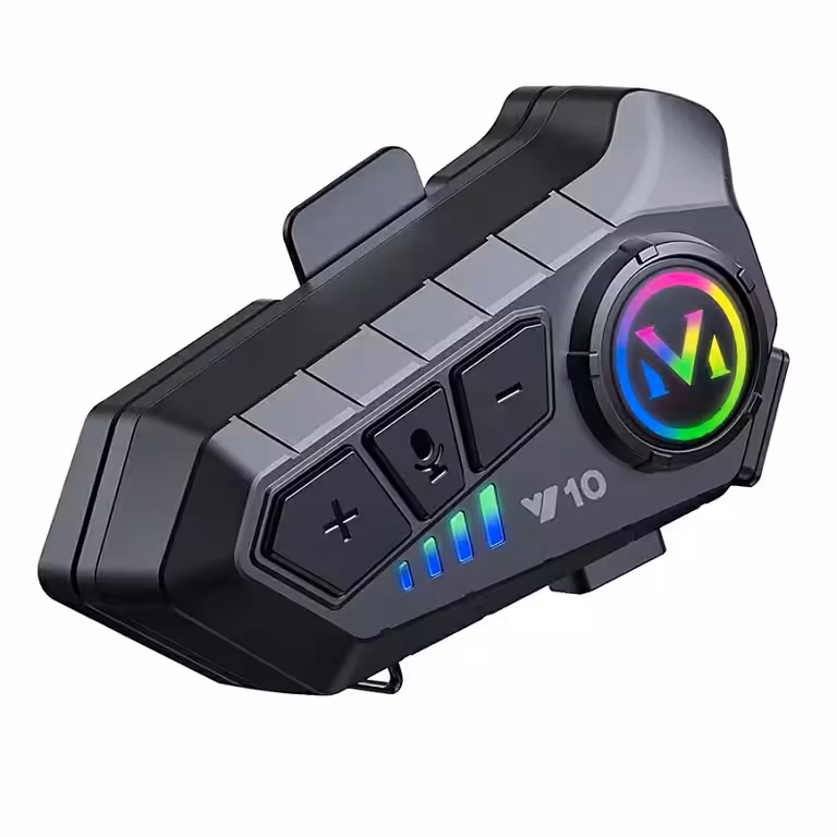 Bluetooth 5.3 intercom voor motorhelm – 1000mAh batterij, lange autonomie