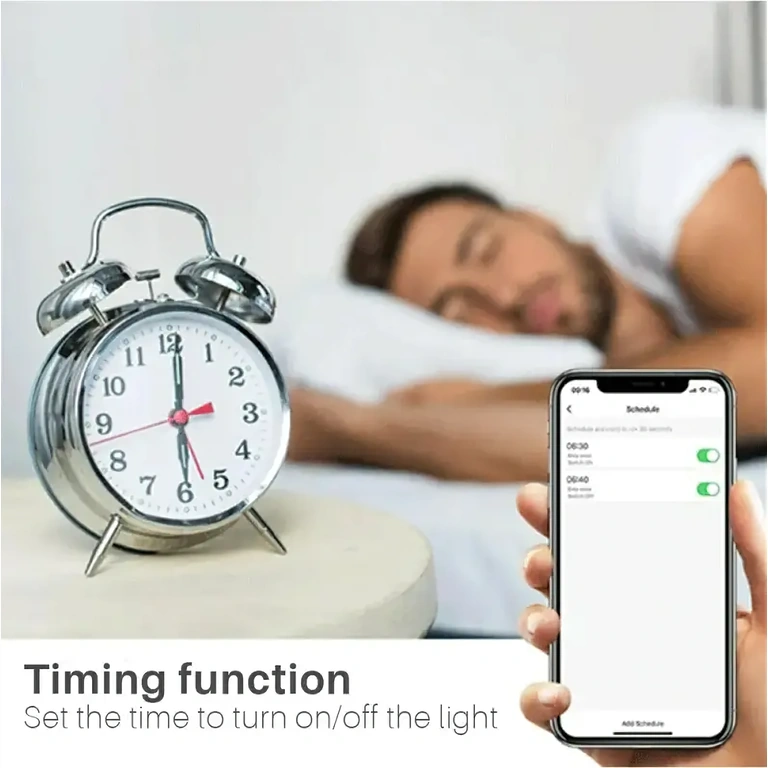 E27 WiFi LED-lamp, dimbare helderheid en aangepaste scènes