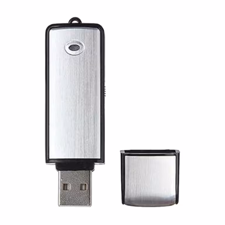 16GB USB stick / digitale audio recorder – gevoelig microfoon, oplaadbare batterij, 160 uur opname