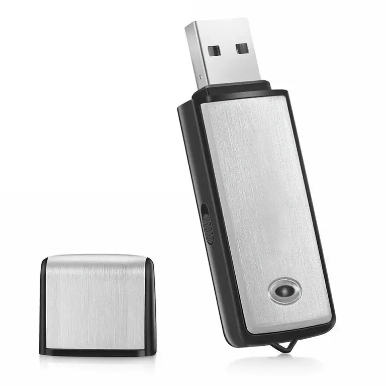 USB-stick met spionagemicrofoon en 16GB geheugen voor discreet opnemen