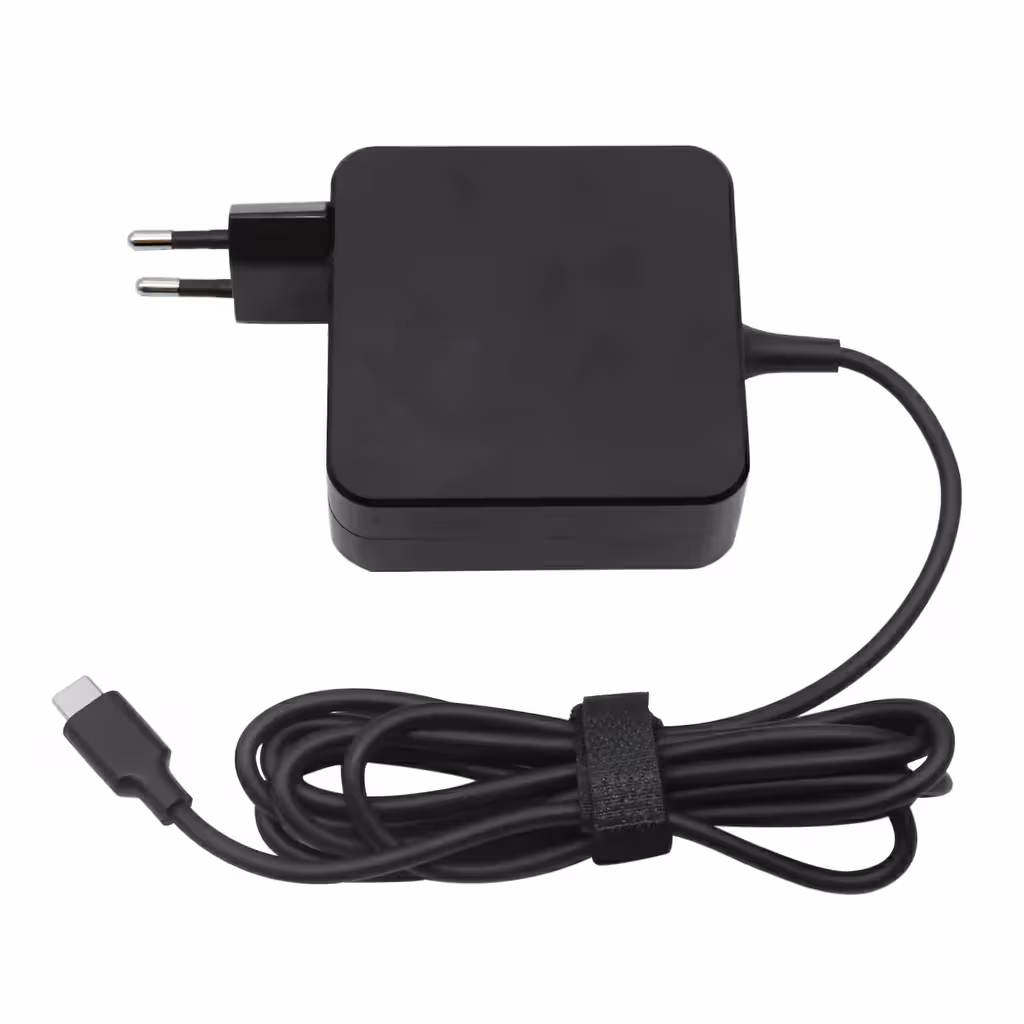 Universele 65W USB Type-C laptop oplader – Lenovo, Dell, Asus, HP en mobiele apparaten