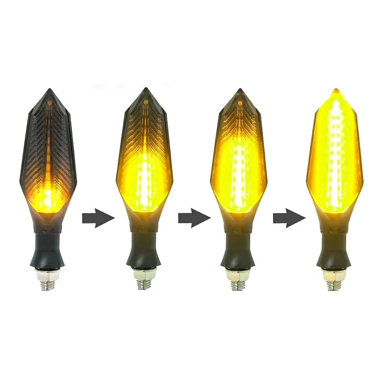 Dynamische LED-richtingaanwijzers Oranje dynamische knipperlichten voor elektrische scooter