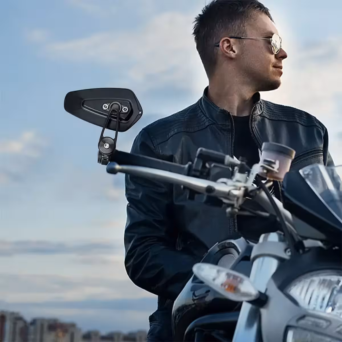 Universele CNC aluminium spiegels voor motoren