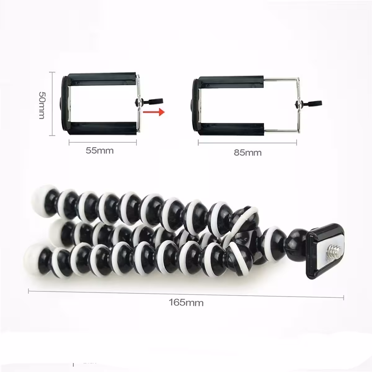 Compact en lichtgewicht statief, ideaal voor gebruik onderweg