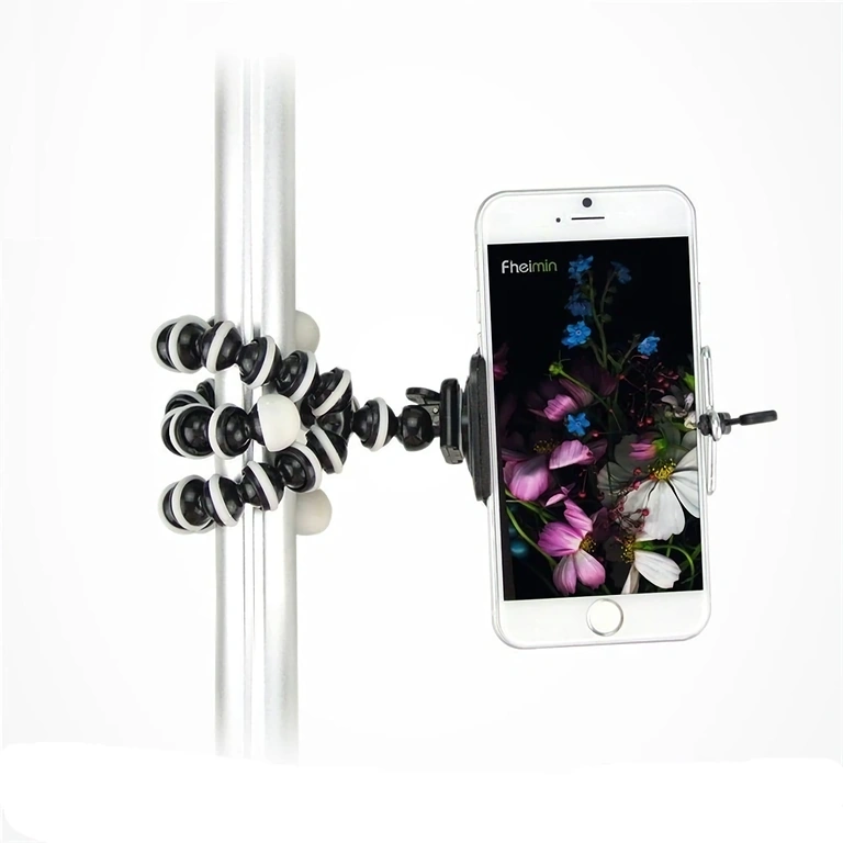 Rubberen poten voor statief Flexibele poten van metaalballetjes omhuld met rubber