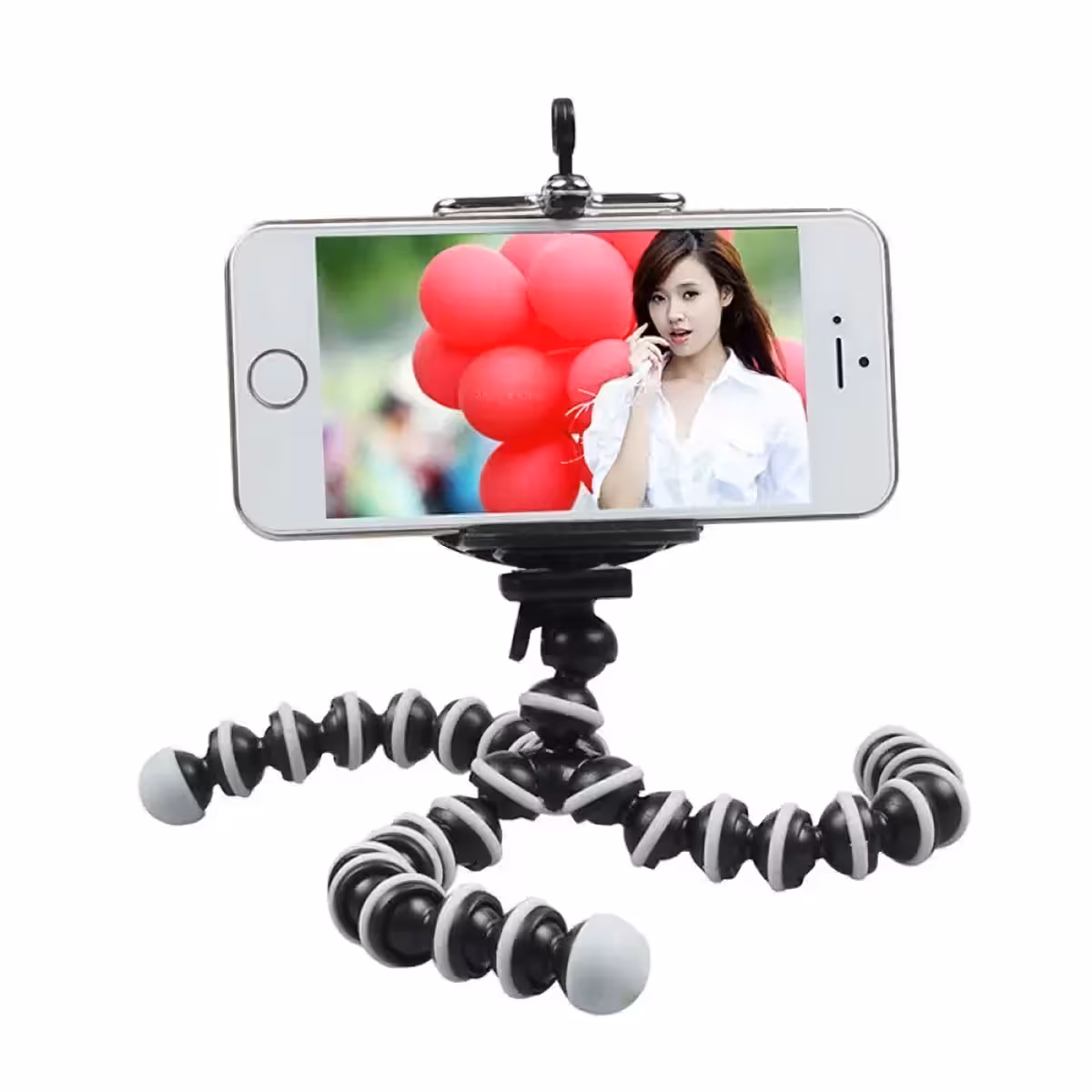 Flexibel statief dat op oneffen oppervlakken kan worden bevestigd