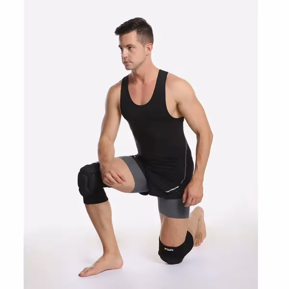 Kniebeschermer met hoge elasticiteit, stevige grip