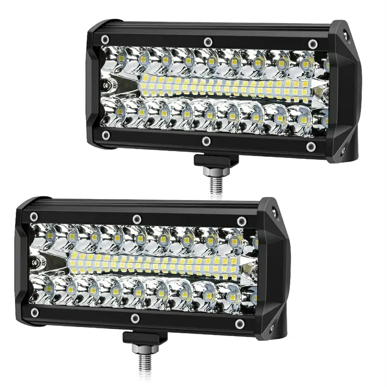 Set van 2 LED BAR-projectoren 240 W, 24000 lm, IP68 voor ATV, auto, tractor