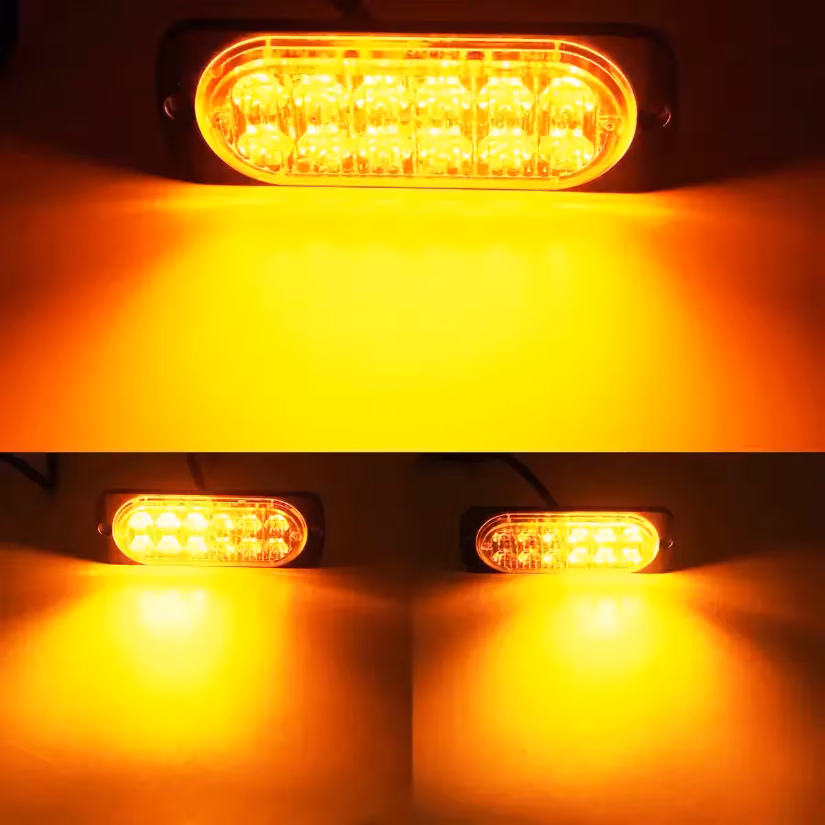 Professionele gele autoblits voor maximale zichtbaarheid en veiligheid op de weg