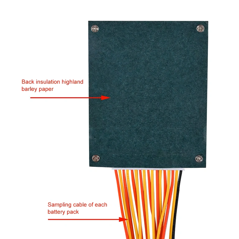 Afbeelding achterkant BMS 16S 60V 40A board