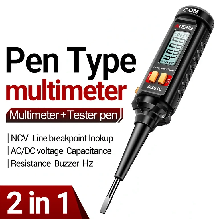 Spanningstester met NCV-functie voor contactloze detectie