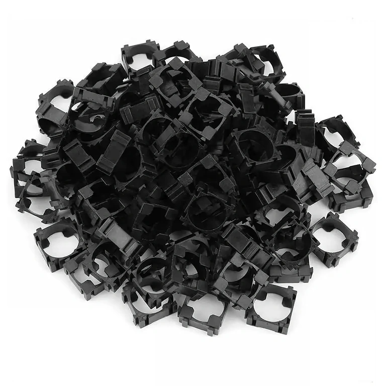 Grote set van 100 houders voor 18650-cellen