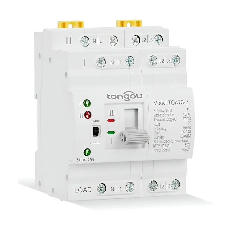 Driefasige ATS voor beheer van fotovoltaïsche systemen