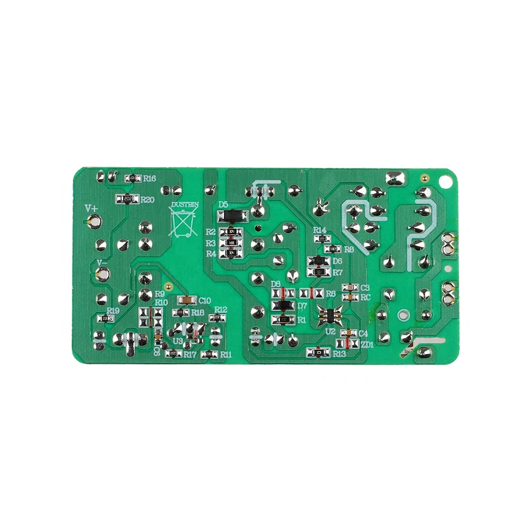 24V 3A voeding connector detail DC-connector detail van 24V 3A voeding voor elektronische apparaten