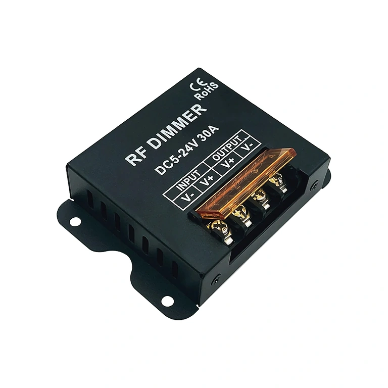 PWM-controller voor monochrome LED-strip 5V 12V 24V, instelbaar 0-100%