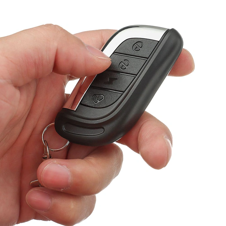 Afstandsbediening voor activeren en deactiveren van step alarm