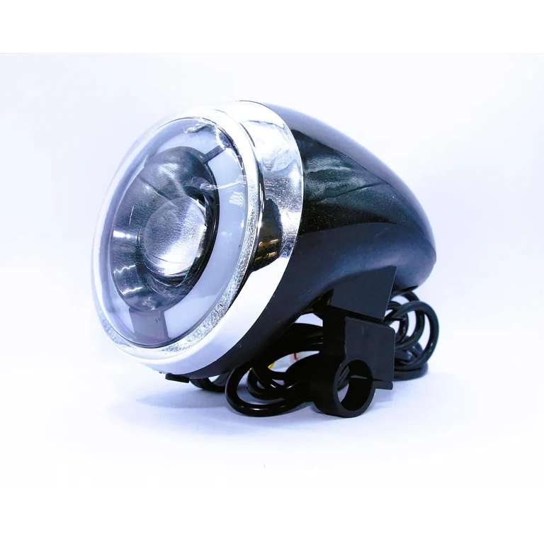 Zijaanzicht van LED-koplamp voor Citycoco 60V scooter