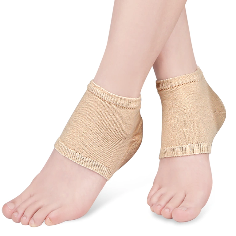 Siliconen hielbescherming zijkant