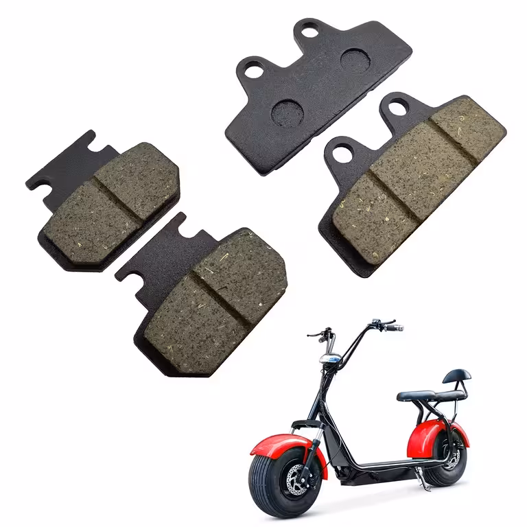 Set Remblokken voor Elektrische Scooter Citycoco Harley – Compatibel met Chinese scooter – Voor / Achter