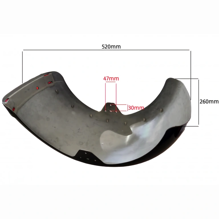 Achterwiel spatbord Citycoco van duurzaam plastic