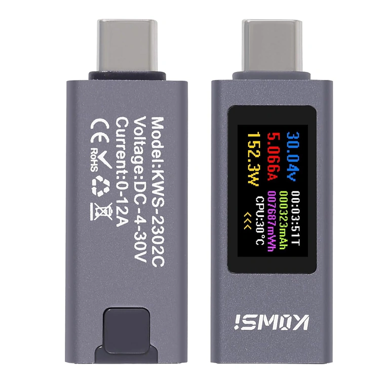 Meerdere foto’s van USB C Tester KWS-2302C