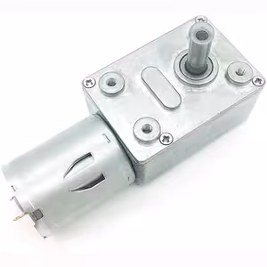 12V GY-370 Wormwielmotor – Lage Snelheid, Hoog Koppel en Zelfblokkerende Functie