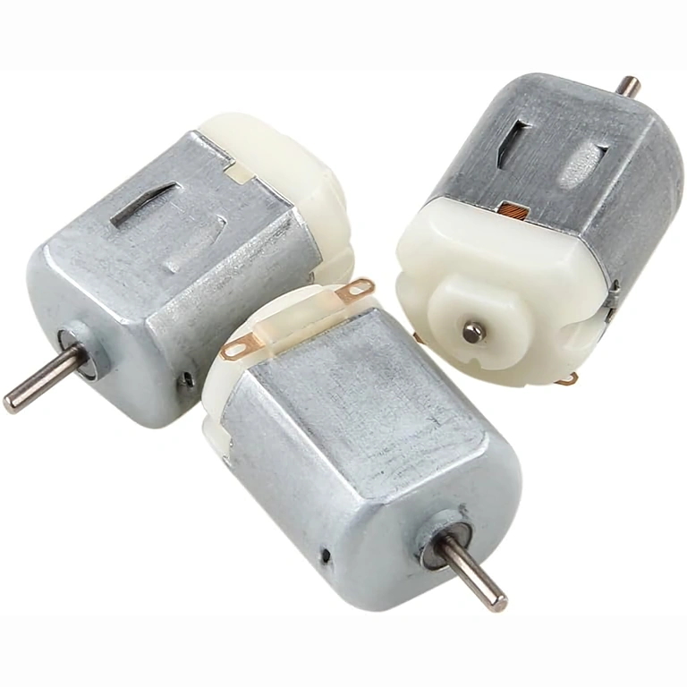 Mini DC motor 130, spanning 3V, set van 6