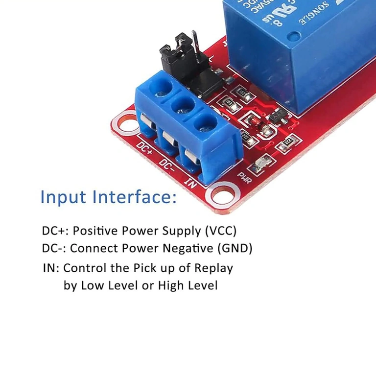 5V relaismodule set met optocoupler, 1-kanaal, compatibel met Arduino en Raspberry Pi