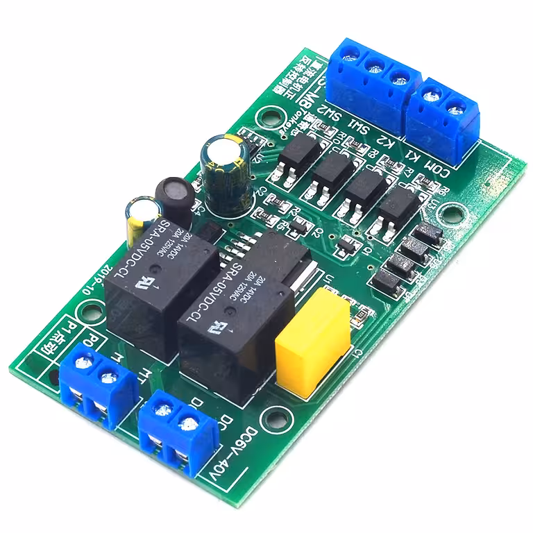 DC Motor Controller 12V/24V met omkeerfunctie – Richtingswisselaar voor gelijkstroommotor, handmatig of automatisch vooruit/achteruit