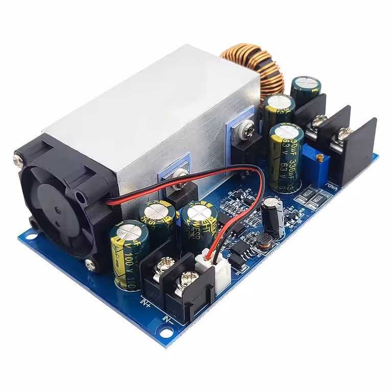 DC-DC Step-Down 12–75V 25A 600W – Spanning en Stroomregelaar CV/CC voor Voeding en Batterijen