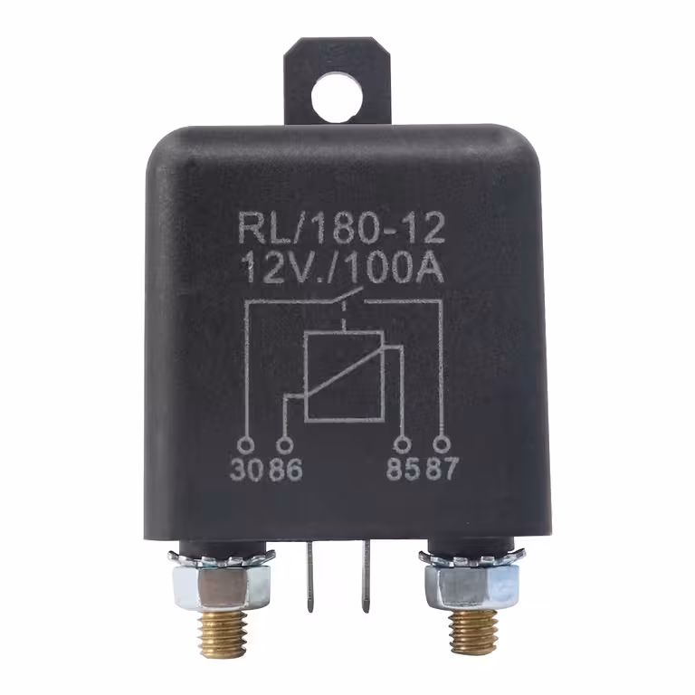 12V Auto Relais 100A – Controle van zware belastingen, pompen, ventilatoren en audiosystemen