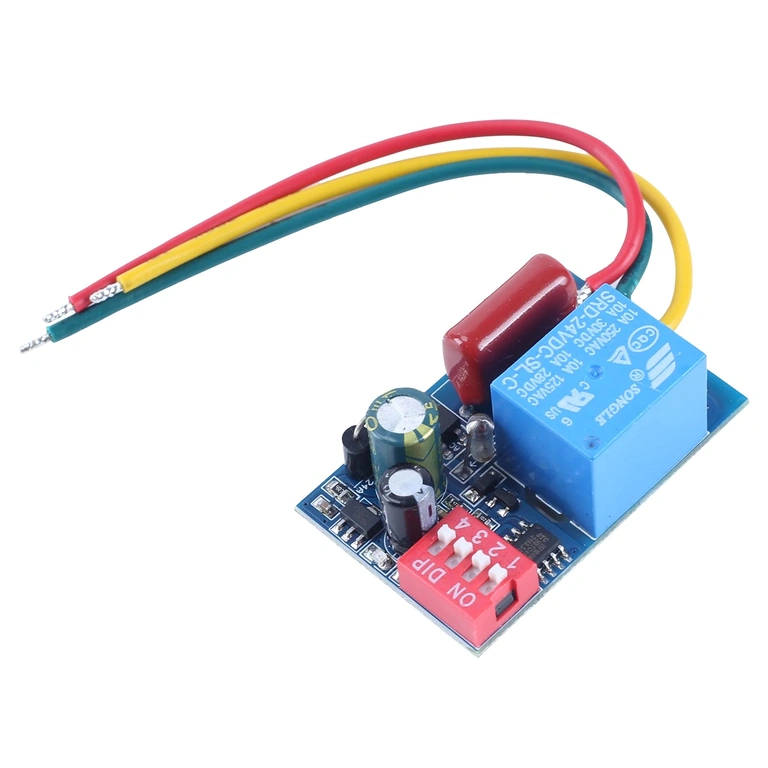 Componenten van de mechanische/analoge tijdrelaismodule, gedetailleerde weergave