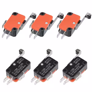 Sluiterbegrenzerschakelaar V-156-1C25 met lange hendel – hoofdweergave