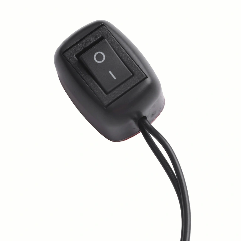 ON/OFF-schakelaar voor opbouwmontage, frontaal zicht