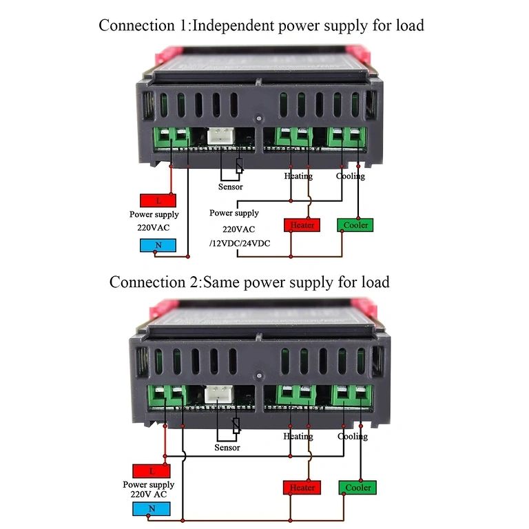 STC1000-module met digitaal relais voor incubators en koelsystemen