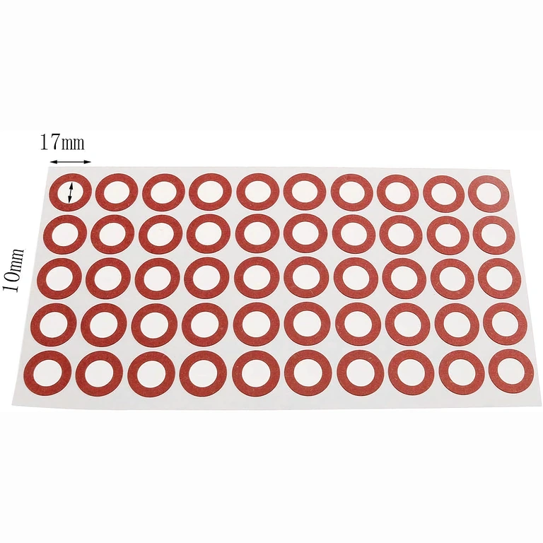 Rood isolatiepapier voor anodepunt van 18650-batterijen
