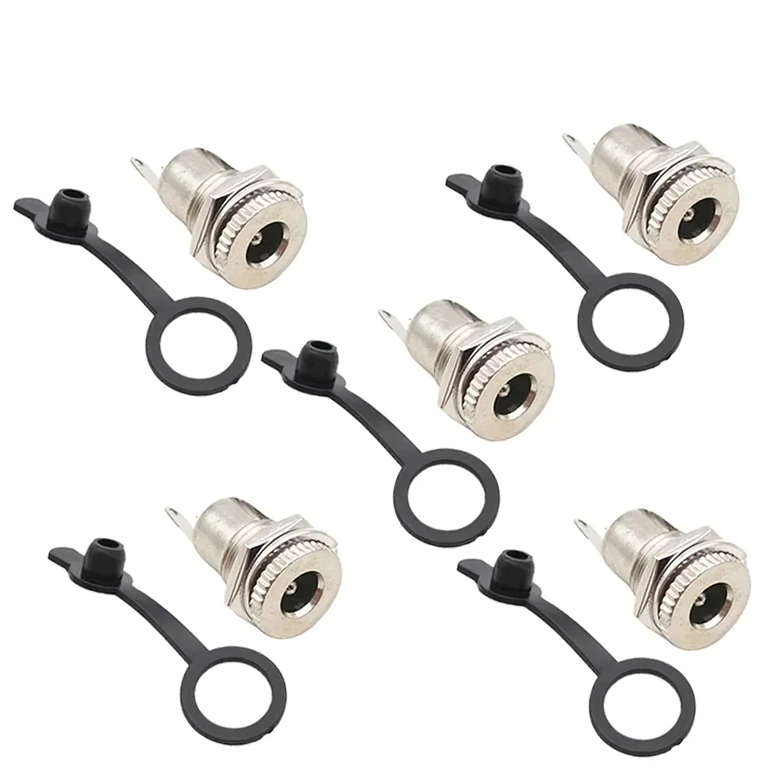 Complete set van 5 DC 12V 5,5x2,1mm – groep