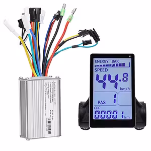 Volledige afbeelding van de controller + M5-displaykit voor elektrische fiets 500W–1000W