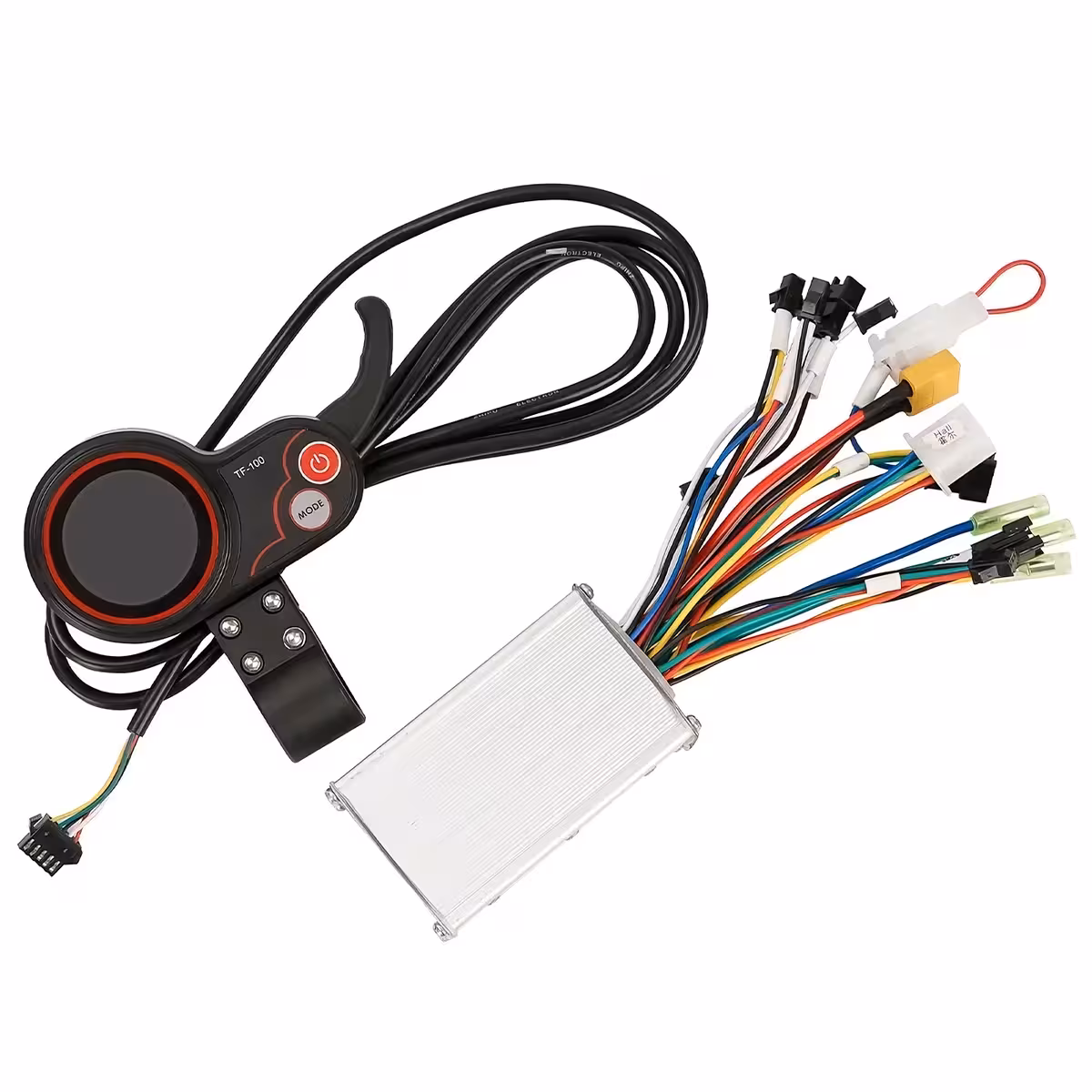 Brushless TF100 controller 36V 48V 20A voor elektrische step – overzicht