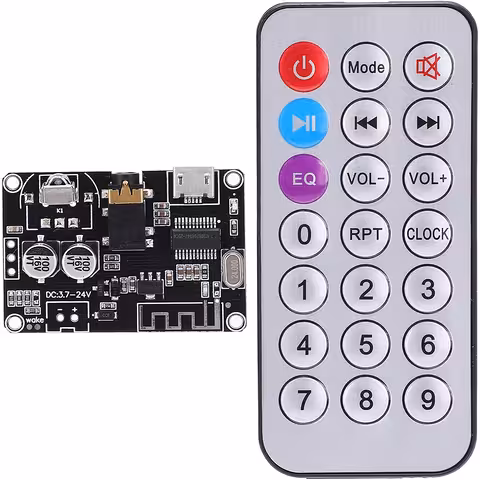 Afstandsbediening van de Bluetooth-module XY-WRBT – knopfuncties