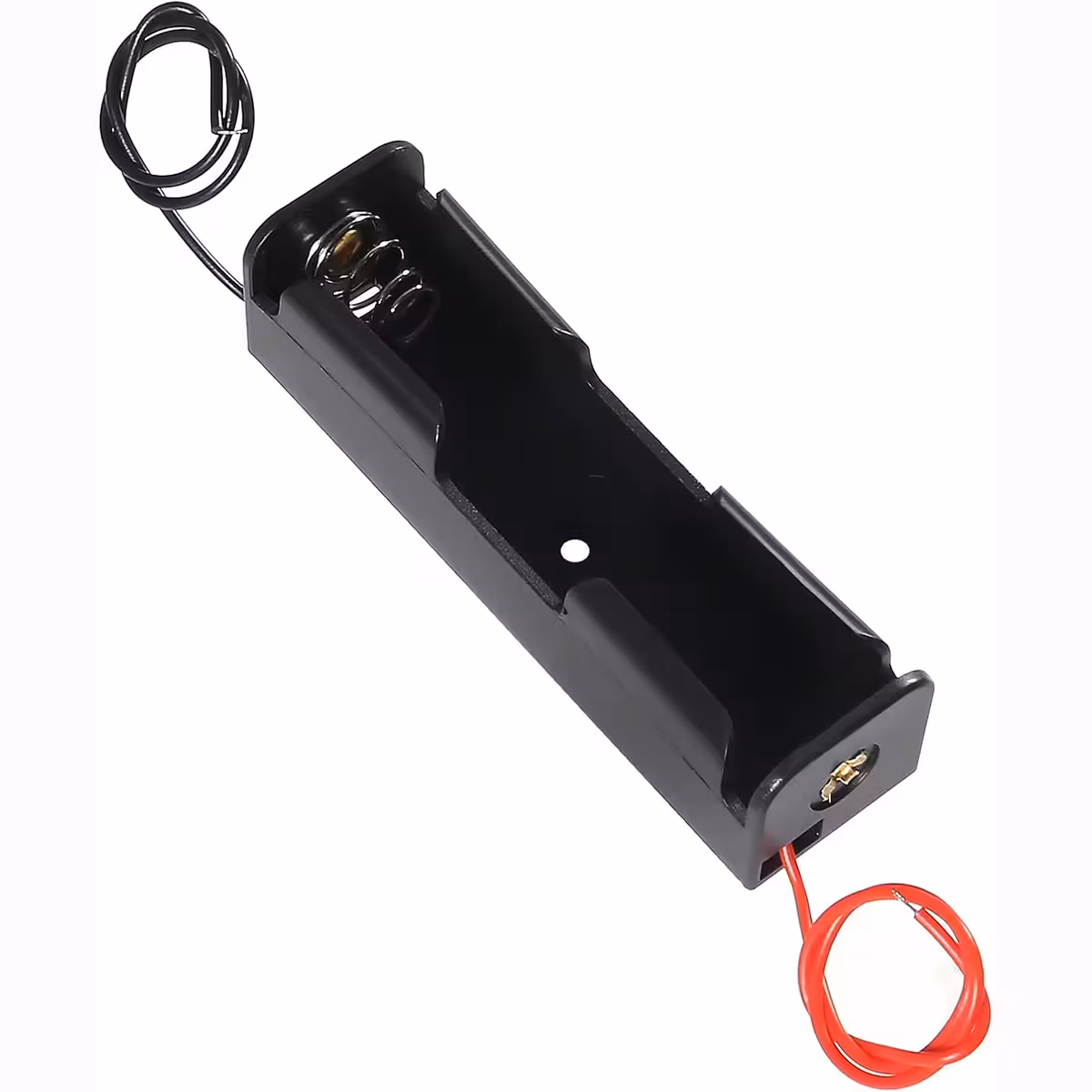 Plastic batterijbehuizing voor 18650 met één slot