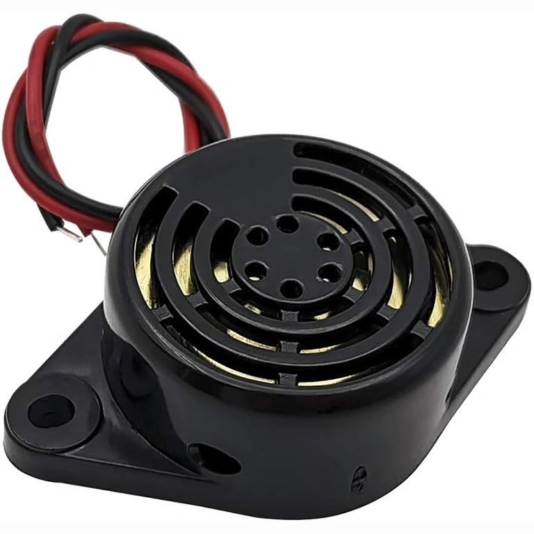Actieve piëzo-elektrische buzzer 3–24V Actieve piezo-elektrische buzzer 3–24V continu geluid 100dB